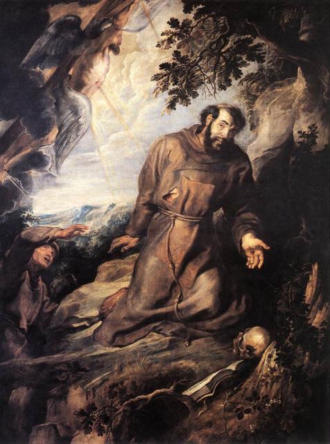 Rubens: Assisi Szent Ferenc stigmatizációja